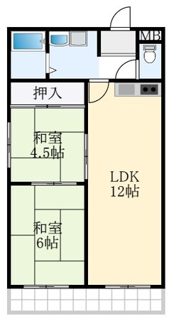 クレインストリート松本の物件間取画像